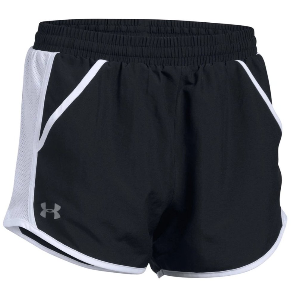 Under Armour Women's Black Team Fly By Shorts